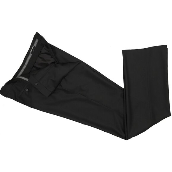$695 Giorgio Armani Black Label Dress Pants! e 5636 x 30BlackFine Wool